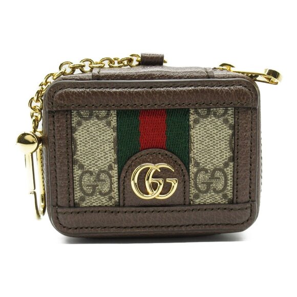 GUCCI Brown Leather Pouch - Picture 1 of 10
